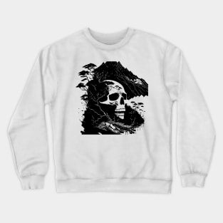 Skull in the rocks Crewneck Sweatshirt